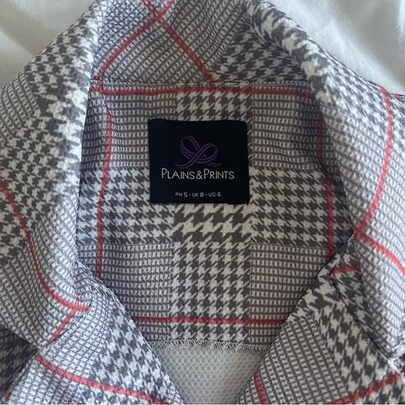 Houndstooth plaid vest suit set - Picture 3 of 13